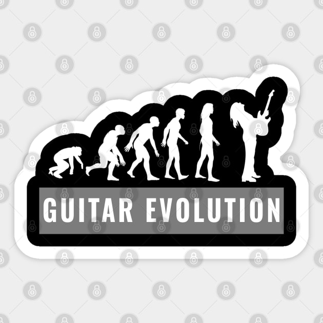 Guitar Evolution Sticker by Kishu